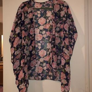 A floral cover up